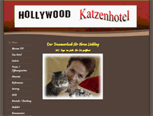 Tablet Screenshot of hollywood-katzenhotel.de